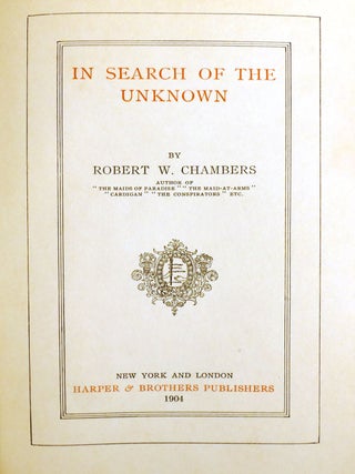 IN SEARCH OF THE UNKNOWN