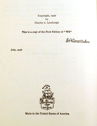 "WE"; Signed