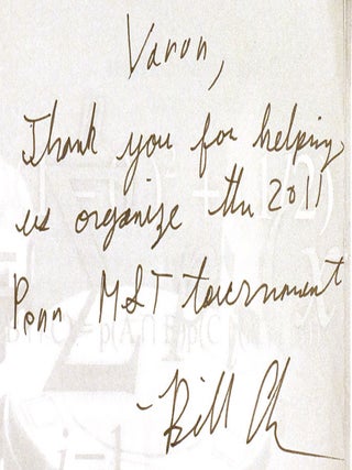 THE MATHEMATICS OF POKER; Signed