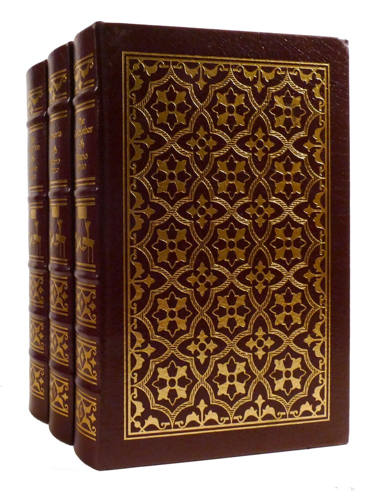 Item #194229 THE GODFATHER, OMERTA, THE LAST DON; Easton Press. Mario Puzo.