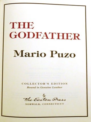 THE GODFATHER, OMERTA, THE LAST DON; Easton Press