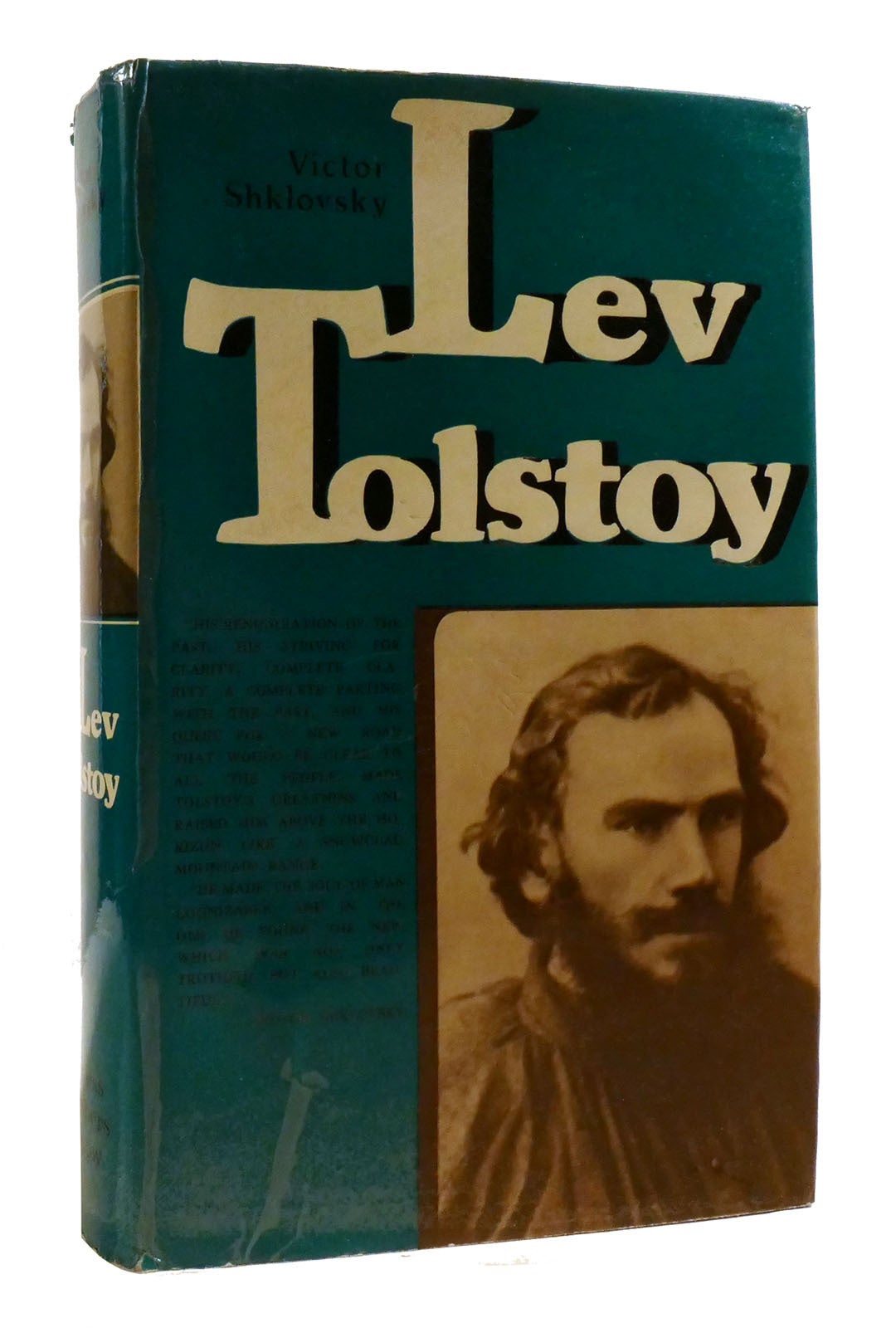 LEV TOLSTOY | Victor Shklovsky | First Edition Thus; First Printing