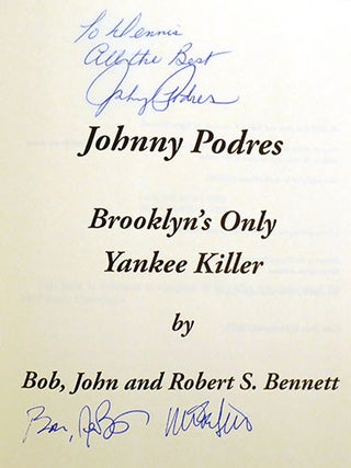 BROOKLYN'S ONLY YANKEE KILLER Signed