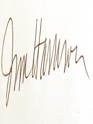 THE WOMAN LIT BY FIREFLIES; Signed