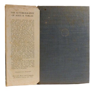 THE AUTOBIOGRAPHY OF ALICE B. TOKLAS