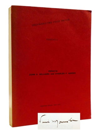 AMISTAD 2 WITH THE STORY THE BLUEST EYE; Uncorrected Page Proof Signed. Toni Morrison.