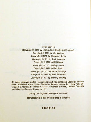 AMISTAD 2 WITH THE STORY THE BLUEST EYE; Uncorrected Page Proof Signed