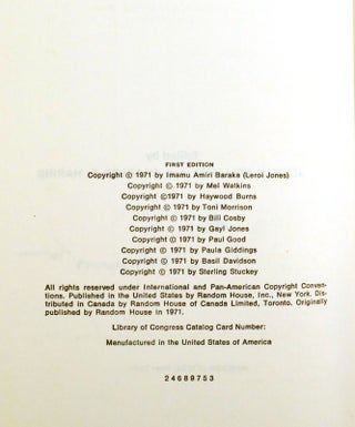 AMISTAD 2 WITH THE STORY THE BLUEST EYE; Uncorrected Page Proof Signed