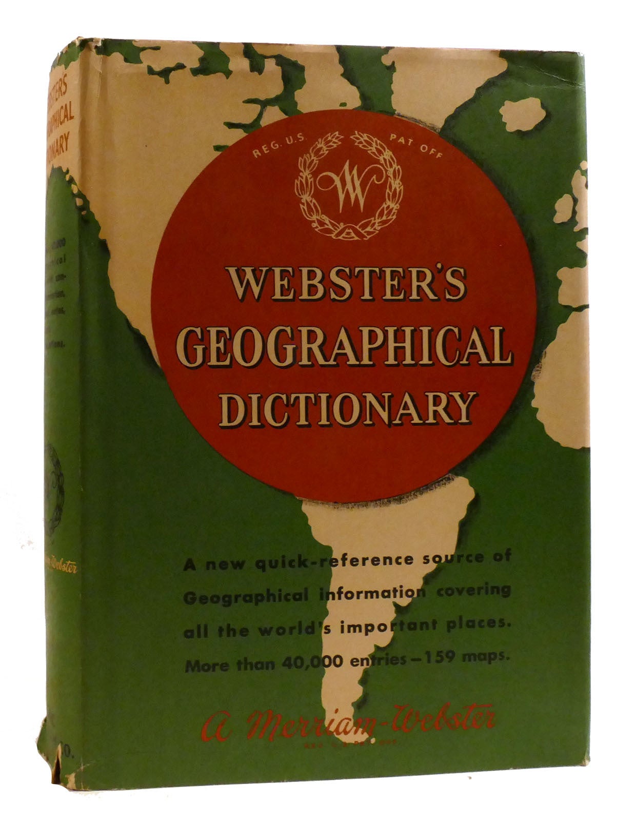 WEBSTER'S GEOGRAPHICAL DICTIONARY | Merriam Webster | First Edition ...