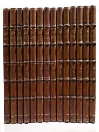 THE HOLY BIBLE CONTAINING THE OLD AND NEW TESTAMENTS AND THE APOCRYPHA; 14 Volume Set. Bible.