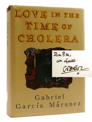 LOVE IN THE TIME OF CHOLERA; Signed. Gabriel Garcia Marquez.
