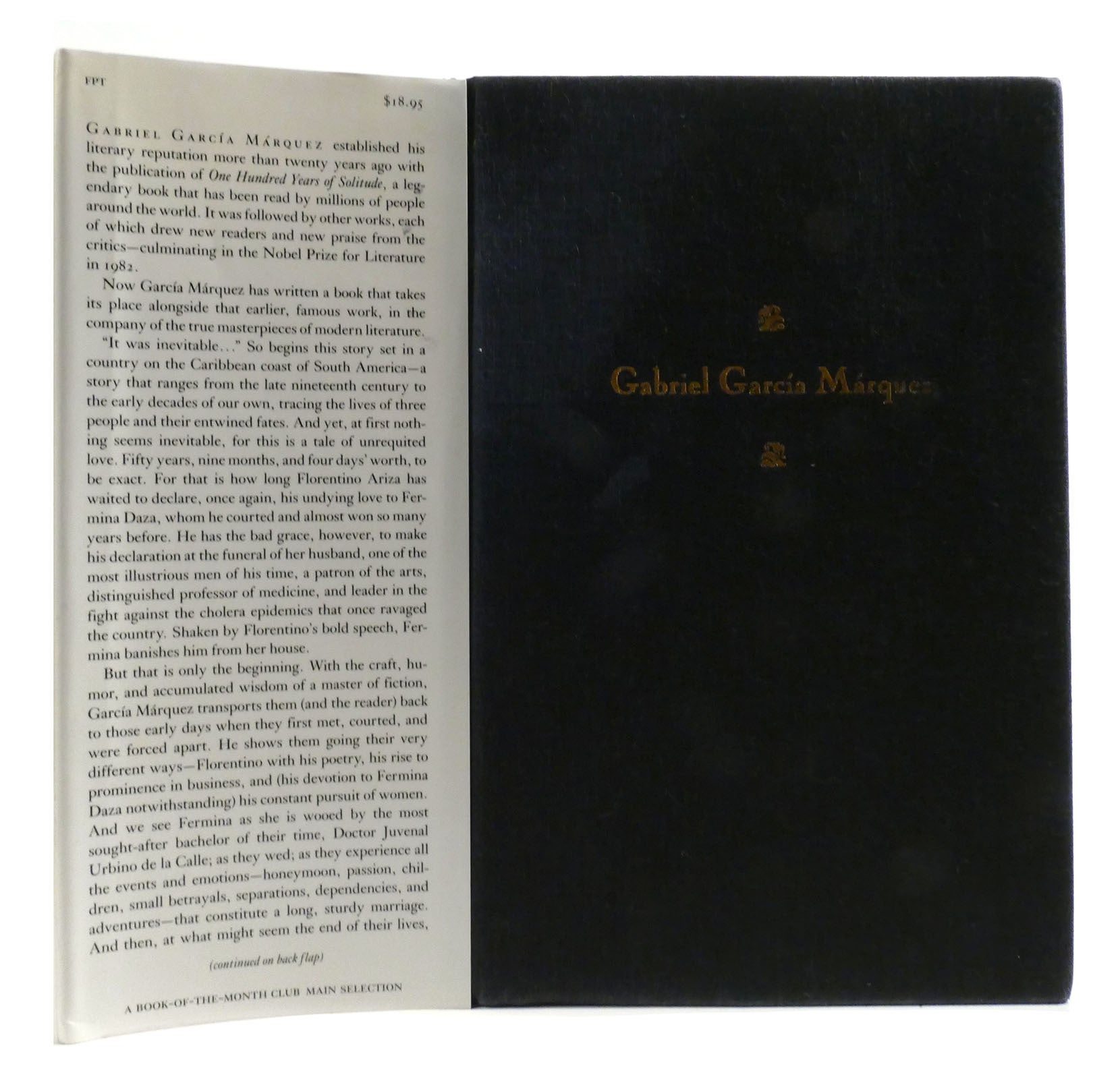 LOVE IN THE TIME OF CHOLERA | Gabriel Garcia Marquez | First American LOVE IN THE TIME OF CHOLERA | Gabriel Garcia Marquez | First American