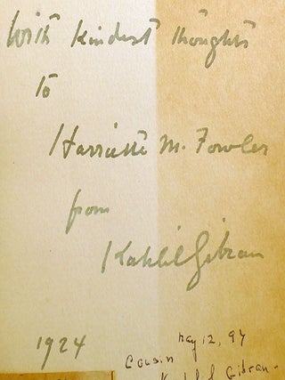 THE PROPHET; Signed