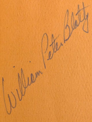 THE EXORCIST; Signed