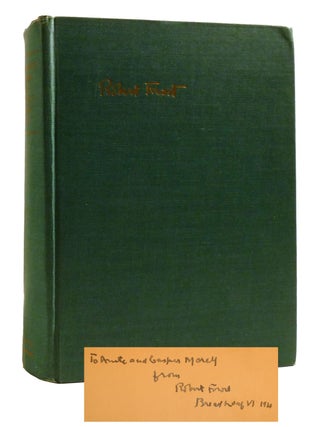 COMPLETE POEMS OF ROBERT FROST; Signed. Robert Frost.