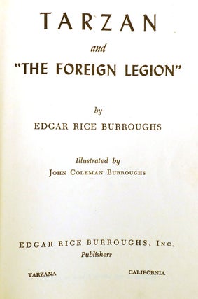 TARZAN AND THE FOREIGN LEGION