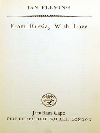 FROM RUSSIA, WITH LOVE