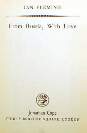 FROM RUSSIA, WITH LOVE