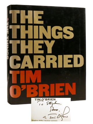 THE THINGS THEY CARRIED; Signed. Tim O'Brien.
