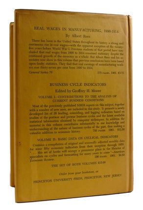 A MONETARY HISTORY OF THE UNITED STATES 1867-1960
