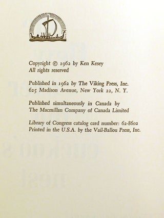ONE FLEW OVER THE CUCKOO'S NEST; Signed