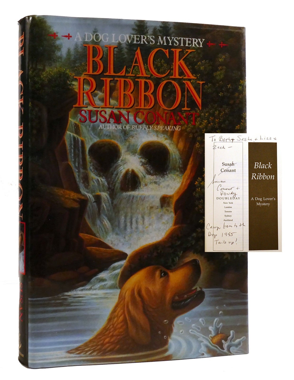 BLACK RIBBON A Dog Lover's Mystery Signed | Susan Conant | First ...