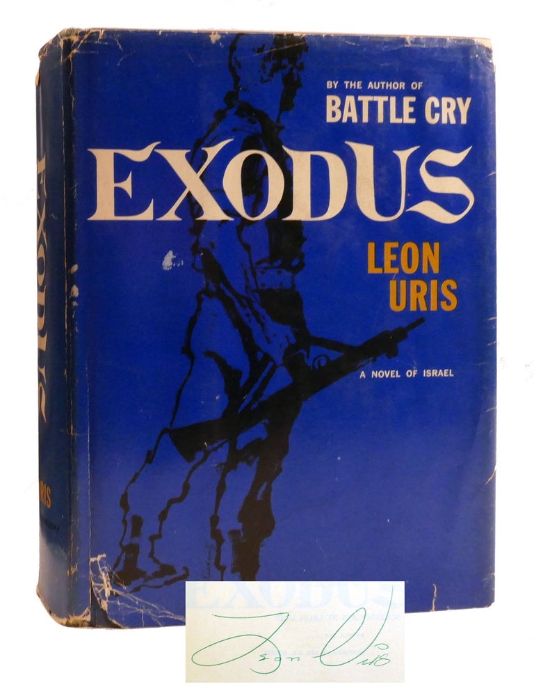 Item #199418 EXODUS; Signed. Leon Uris.