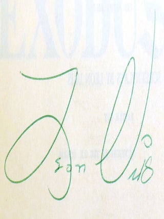 EXODUS; Signed