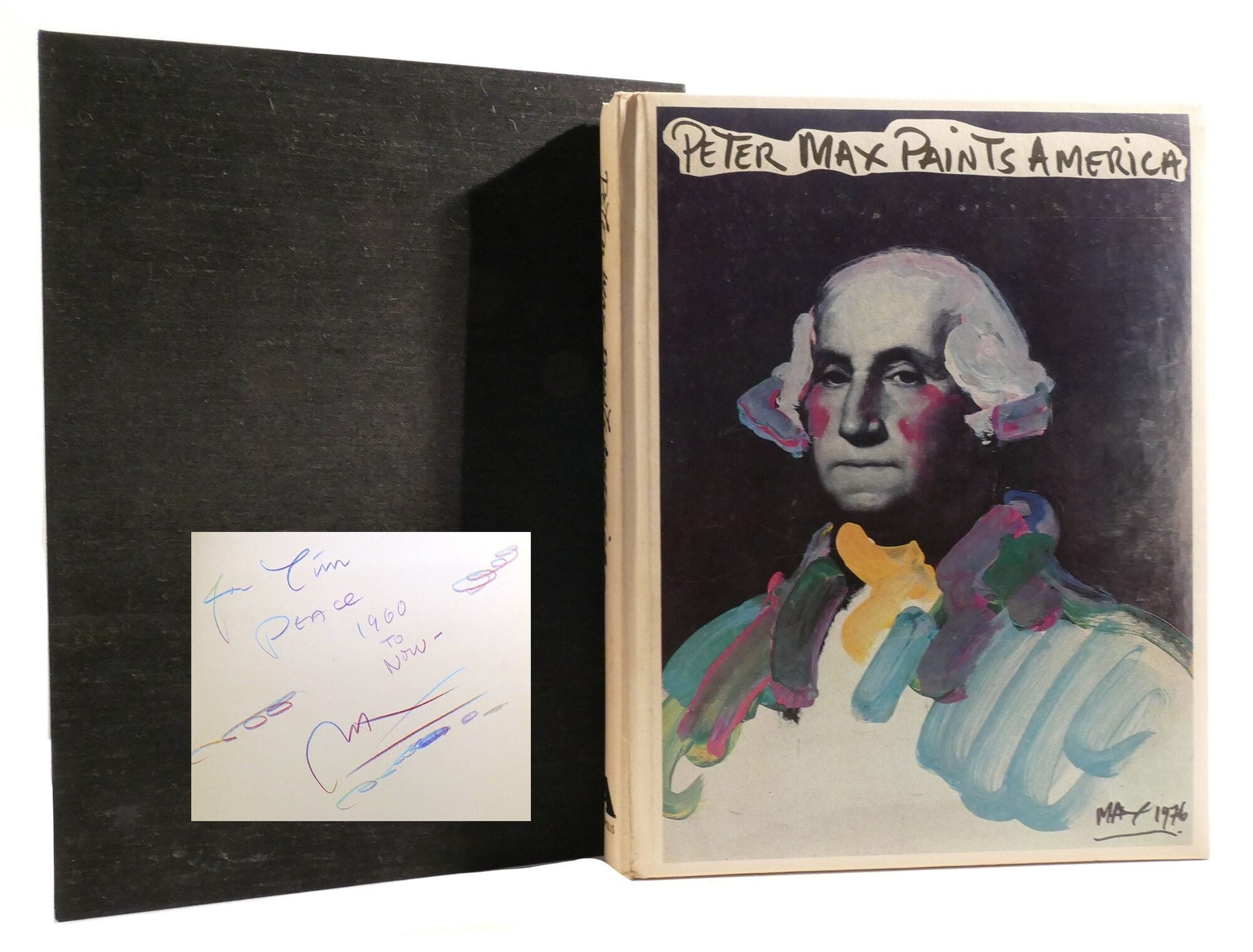 PETER MAX PAINTS AMERICA; Signed | Peter Max | First Edition