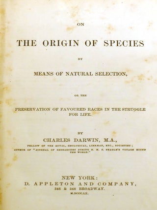 THE ORIGIN OF SPECIES