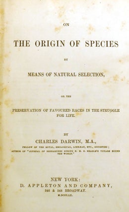 THE ORIGIN OF SPECIES