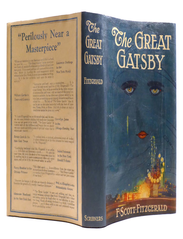 Item #200399 THE GREAT GATSBY; True First Issue in Original Jacket. F. Scott Fitzgerald.