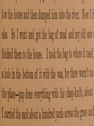 ADVENTURES OF HUCKLEBERRY FINN