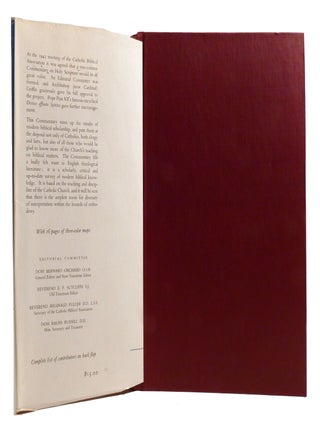 A CATHOLIC COMMENTARY ON HOLY SCRIPTURE