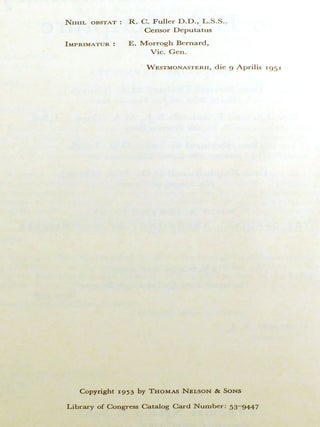 A CATHOLIC COMMENTARY ON HOLY SCRIPTURE