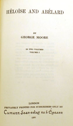 HELOISE AND ABELARD; Signed