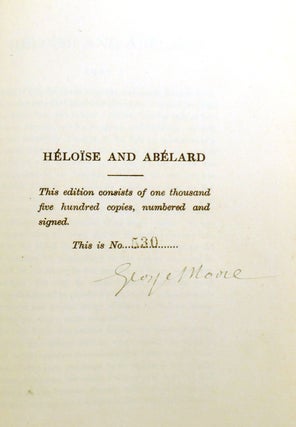 HELOISE AND ABELARD; Signed