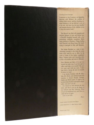 MEMOIRS OF HARRY S. TRUMAN 2 VOLUME SET; Year of Decisions, Years of Trial and Hope 1946-1952 Signed