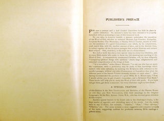 A COMPLETE CONCORDANCE TO THE HOLY SCRIPTURES OF THE OLD AND NEW TESTAMENTS
