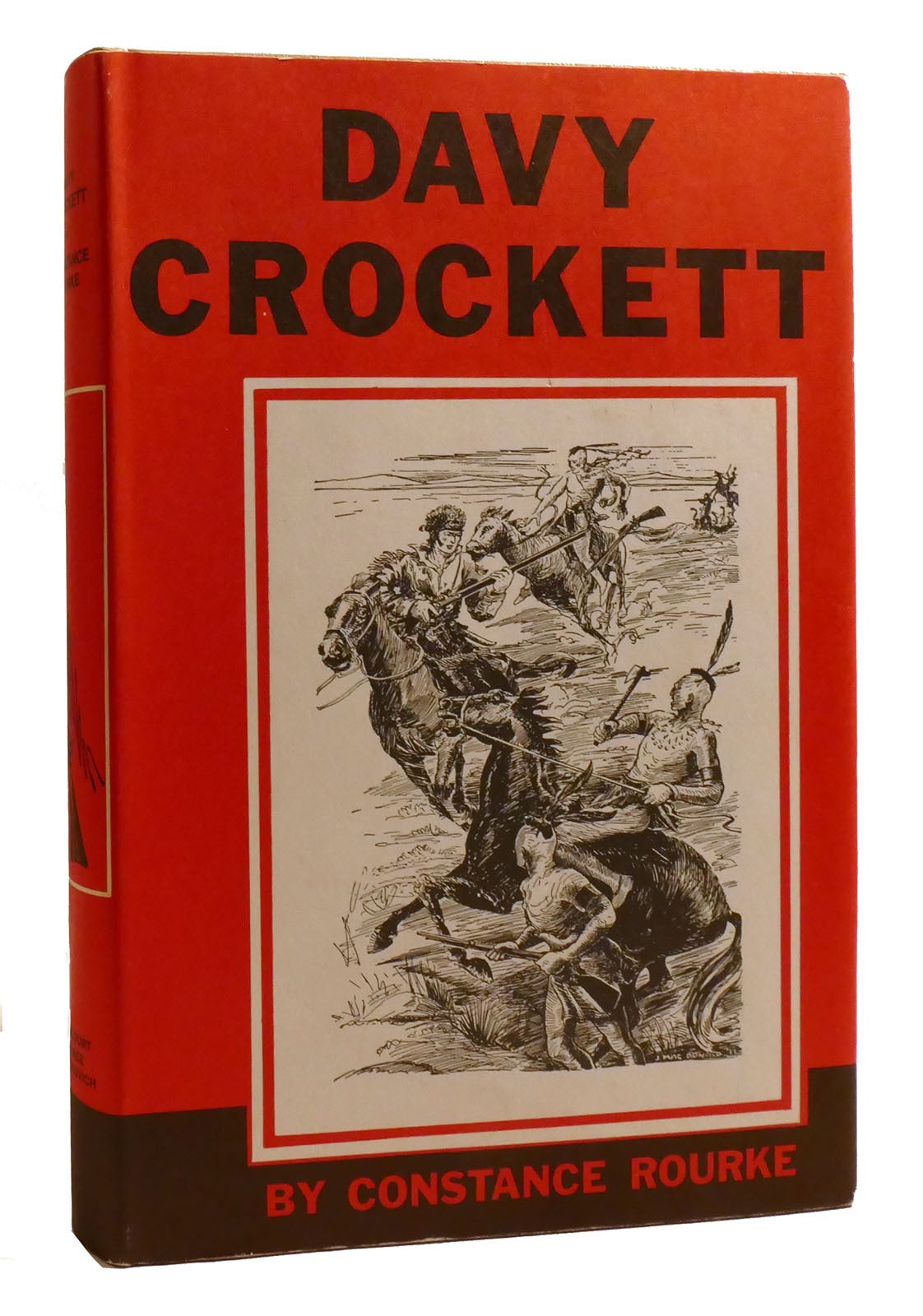 DAVY CROCKETT | Constance Rourke | Book Club Edition