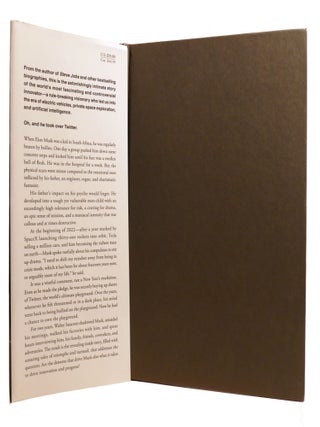ELON MUSK; Signed