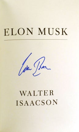ELON MUSK; Signed