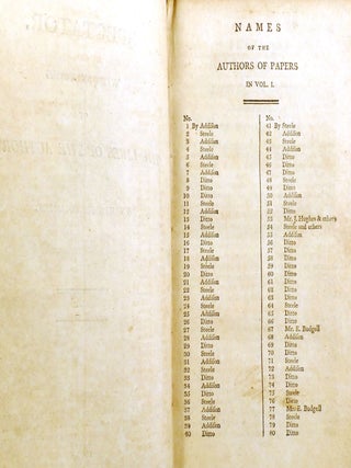THE SPECTATOR,; With Sketches of the Lives of the Authors in Eight Volumes
