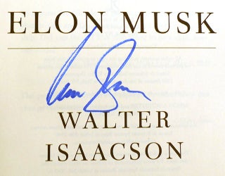 ELON MUSK; Signed
