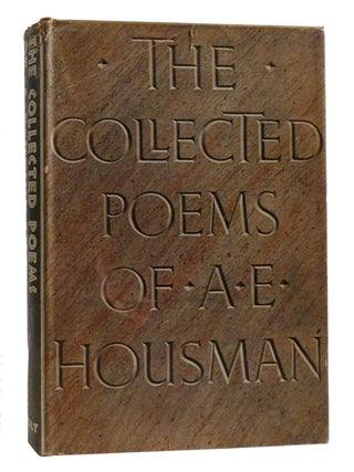 Item #204470 THE COLLECTED POEMS OF A. E. HOUSMAN. A. E. Housman
