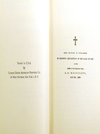 THE PAPACY; Its Historic Origin and Primitive Relations with the Eastern Churches