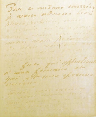 CLAUDE MONET - AUTOGRAPH LETTER; Regarding Shipment of His Paintings SIGNED