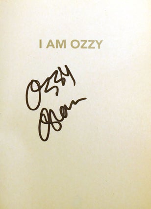 I AM OZZY; Signed