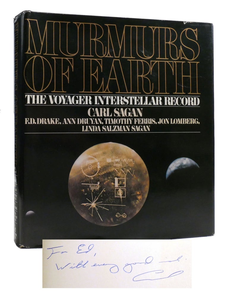 Item #205542 MURMURS OF EARTH; The Voyager Interstellar Record Signed. Carl Sagan.