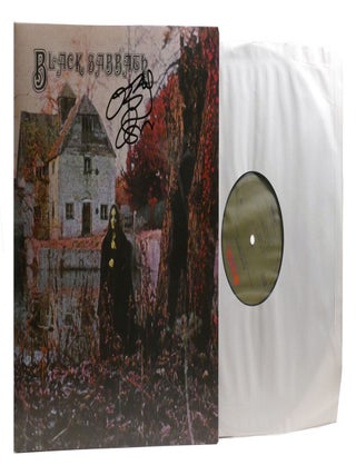 BLACK SABBATH VINYL; Vinyl Record Album Signed. Black Sabbath Ozzy Osbourne.
